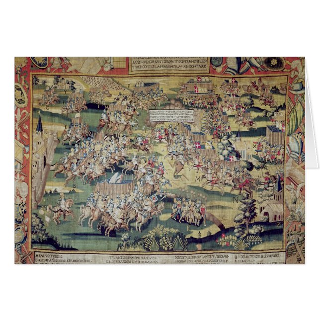 Striden av St Denis Hälsningskort (Framsidan Horizontal)