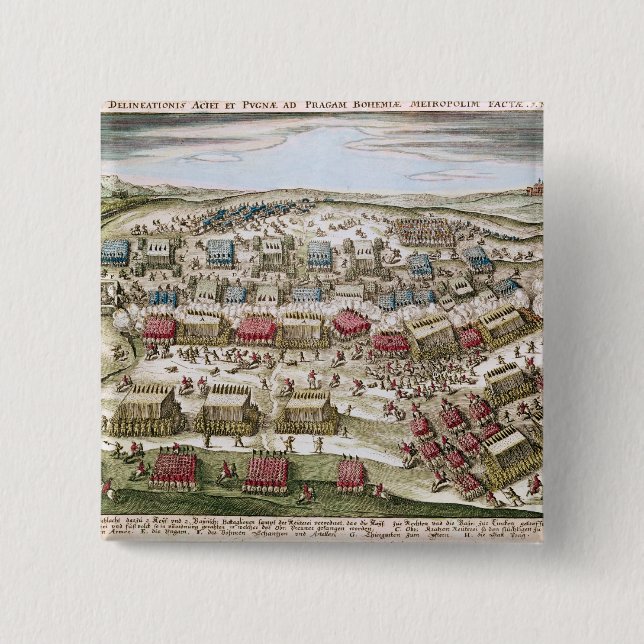 Striden av vitberg, 8th November 1620 Knapp (Framsida)