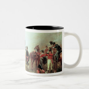 Striden av Waterloo, 18th Juni 1815 2 Två-Tonad Mugg