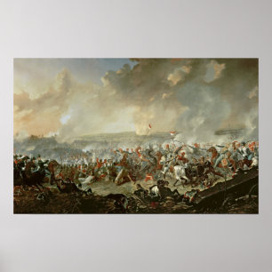 Striden av Waterloo, 18th Juni 1815 Poster