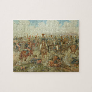 Striden av Waterloo, Juni 18th 1815 (w/c på pap Pussel