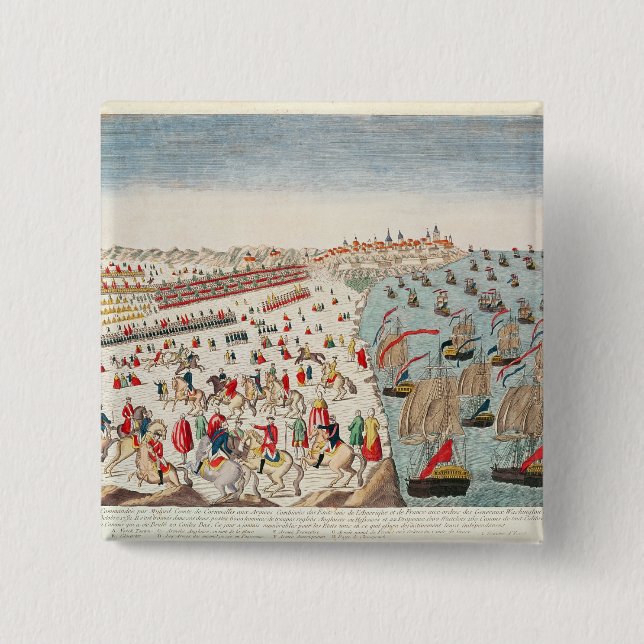 Striden av Yorktown, 19th Oktober 1781 Knapp (Framsida)