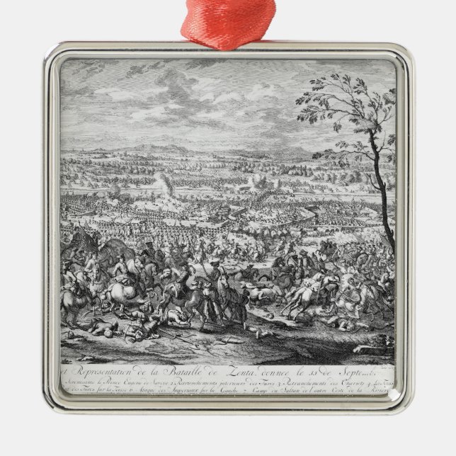 Striden av Zenta, 1697 Julgransprydnad Metall (Framsidan)