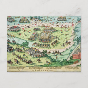 Striden i Moncontour den 3 oktober 1569 Vykort