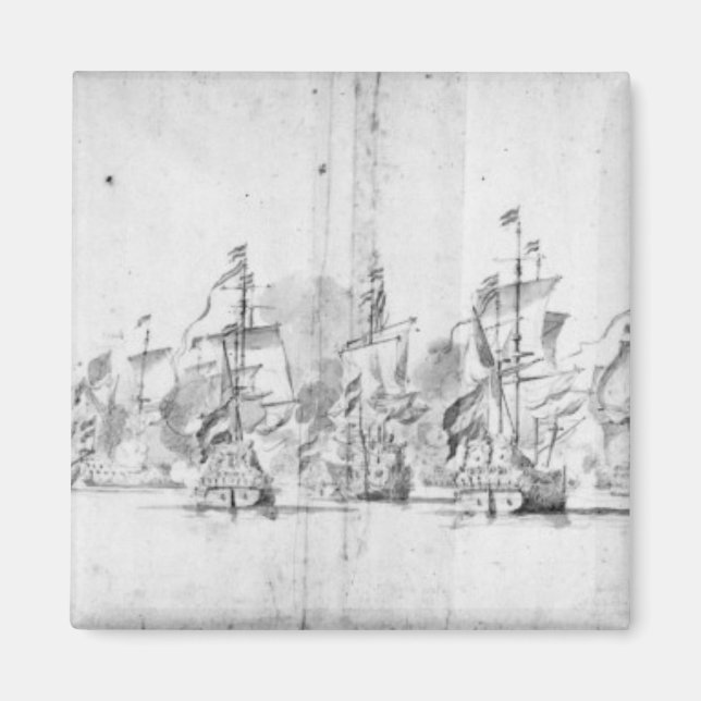 Striden i Solebay den 28 maj 1672 Magnet (Framsidan)