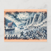 Striden i Stiklestad i Pastel Chalk Teckning