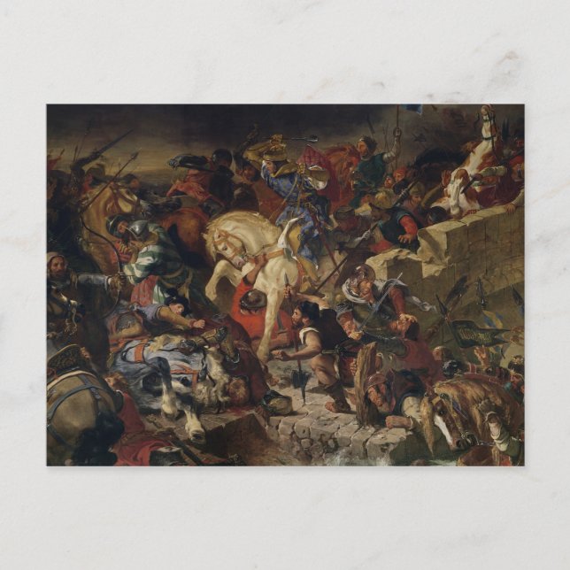 Striden i Taillebourg den 21 juli 1242, 1837 Vykort (Framsida)