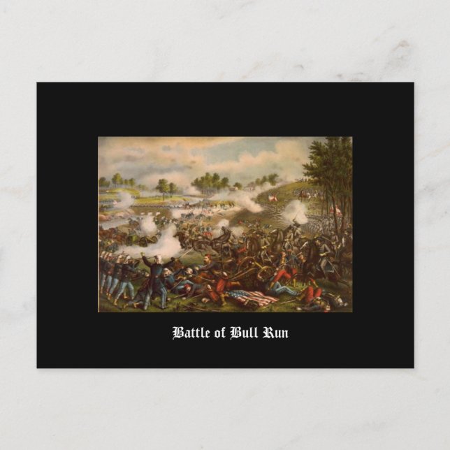 Striden mellan Bull och Springa Vykort (Framsida)