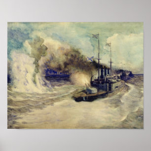 Striden mellan den Black Sea flottan och Poster