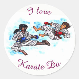 Striden mellan manar i strid om vattenfärgen karat runt klistermärke