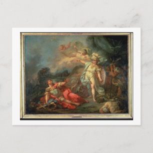 Striden mellan Mars och Minerva, 1771 (olja på c Vykort