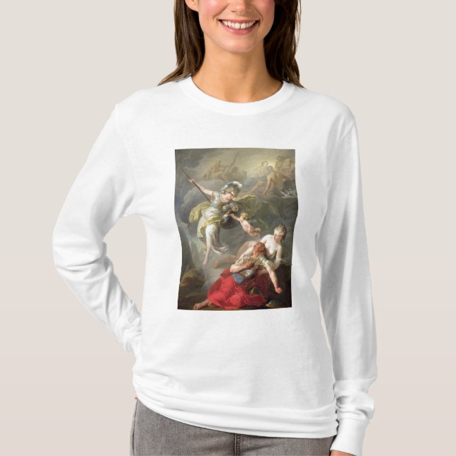 Striden mellan Minerva och fördärvar, 1771 T Shirt (Framsida)