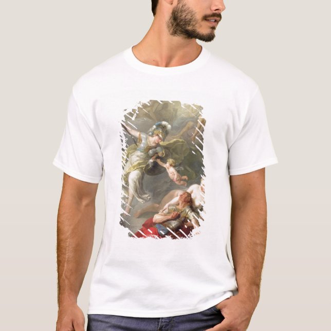Striden mellan Minerva och fördärvar, 1771 Tee Shirt (Framsida)