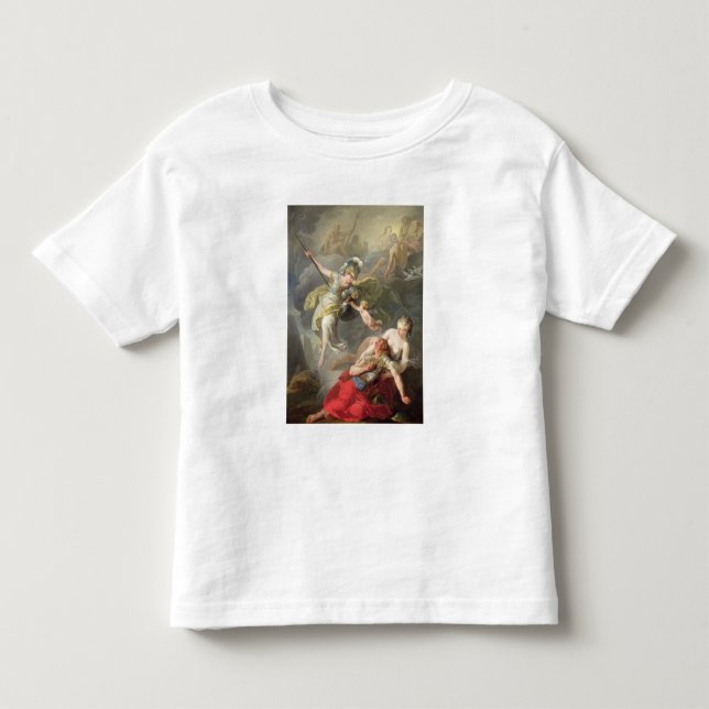 Striden mellan Minerva och fördärvar, 1771 Tee Shirt (Framsida)