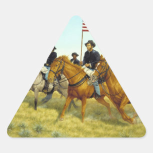 Striden mellan Prairie Hund Bäck och Ralph Heinz Triangelformat Klistermärke