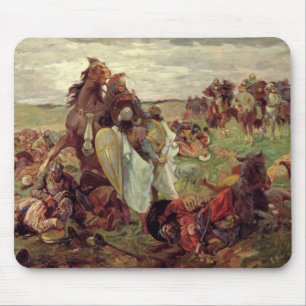 Striden mellan Ryss och Tatars, 1916 Musmatta