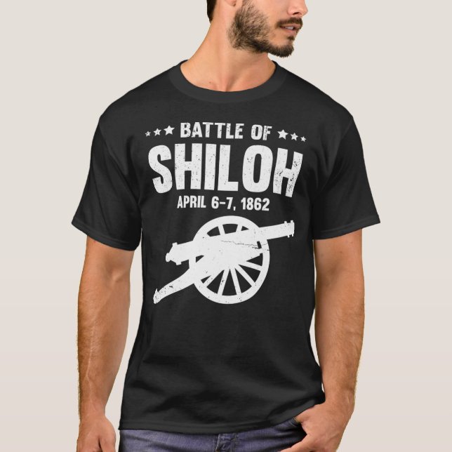 Striden mellan Shiloh Civil Krig, Battle Tennessee T Shirt (Framsida)