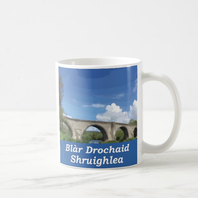 Striden mellan Stirling Bridge och Scottish Gaelic Kaffemugg (Höger)