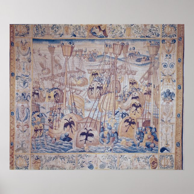 Striden mellan Tunis och Lepanto Poster (Framsidan)