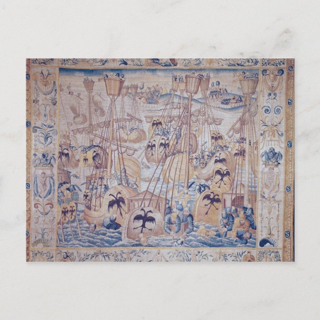 Striden mellan Tunis och Lepanto Vykort (Framsida)