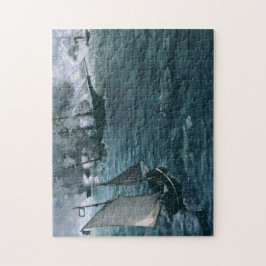 Striden mellan USS Kearsarge och CSS Alabama av Ma Pussel