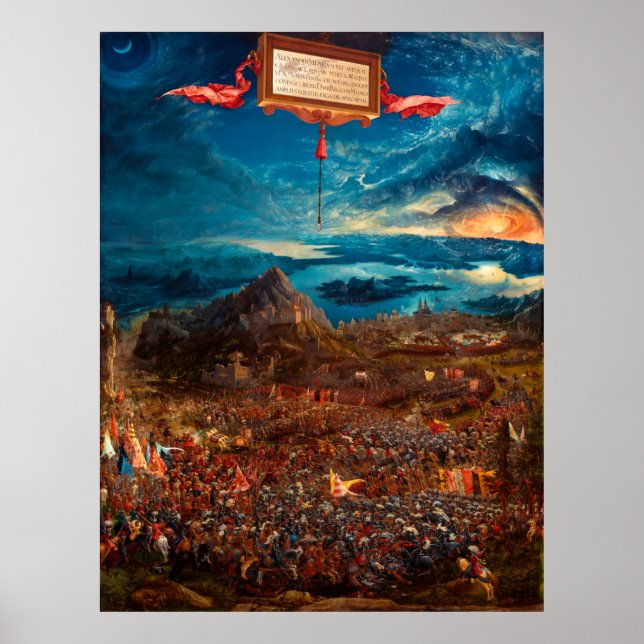 Striden mot Alexander vid Issus (1529) Poster (Framsidan)