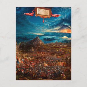 Striden mot Alexander vid Issus (1529) Vykort