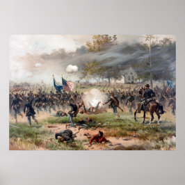 Striden mot Antietam - Civil Krig Poster
