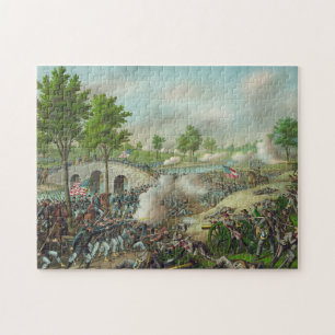 Striden mot Antietam Maryland Pussel