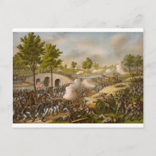 Striden mot Antietam - Potomacarmén Vykort