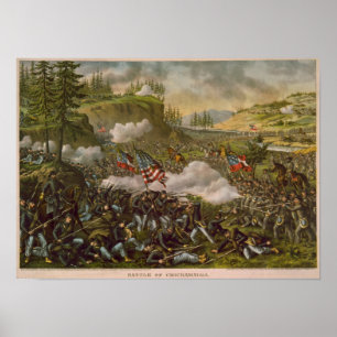 Striden mot Chickamauga Poster