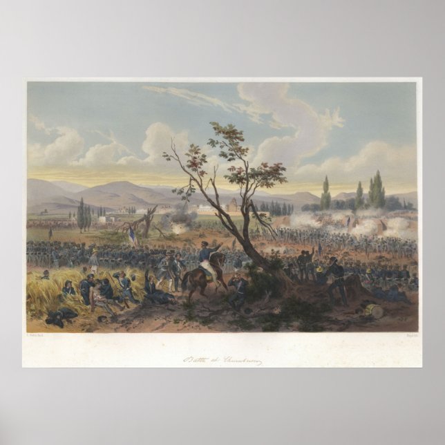 Striden mot Churubusco Poster (Framsidan)