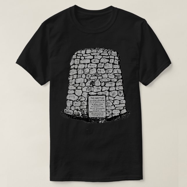 Striden mot Culloden Cairn T Shirt (Design framsida)