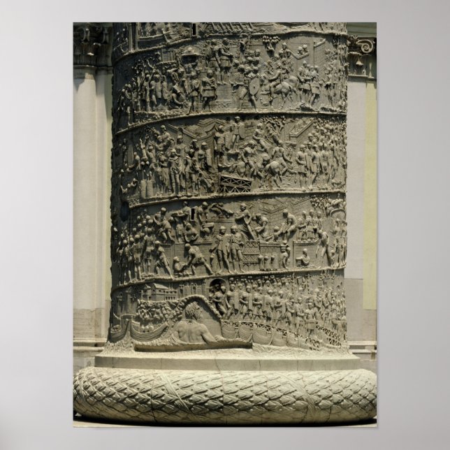 Striden mot dacianer, närmare Trajans's Poster (Framsidan)