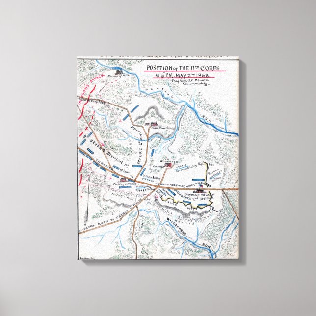 Striden mot förbundskansler canvastryck (Framsida)