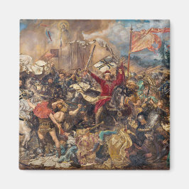 Striden mot Grunwald (medeltida militärscenen) (Kr Magnet