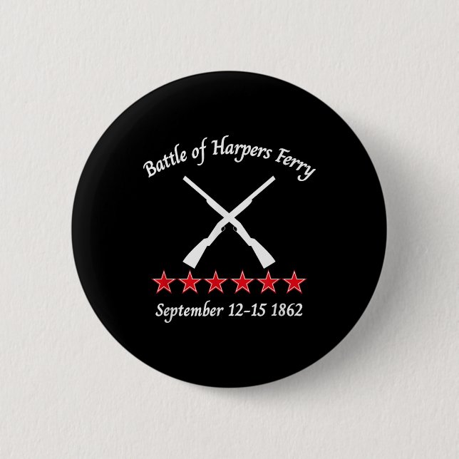 Striden mot Harpers Ferry Civil Battles Krig Reen Knapp (Framsida)