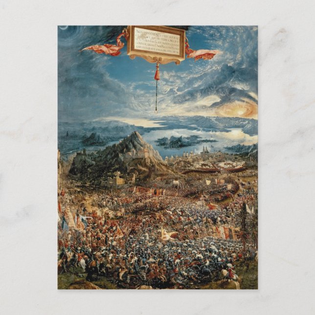 Striden mot Issus Vykort (Framsida)