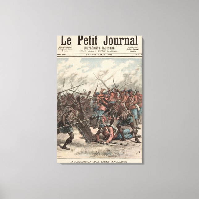 Striden mot Manipur Canvastryck (Framsida)