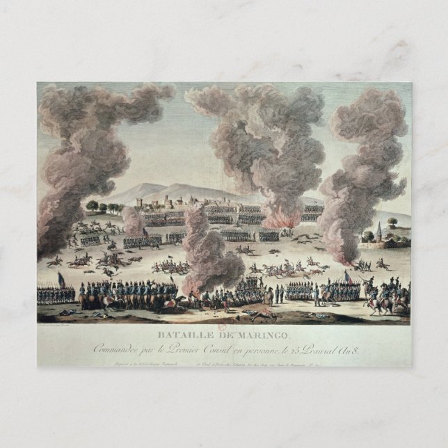 Striden mot Marengo Vykort (Framsida)