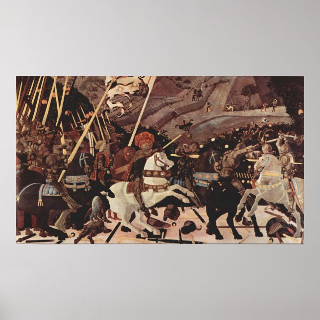 Striden mot San Romano del II Poster (Framsidan)