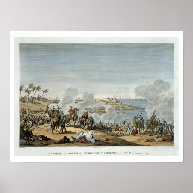 Striden om Aboukir, 7 Thermidor, år 7 (25 juli) Poster (Framsidan)