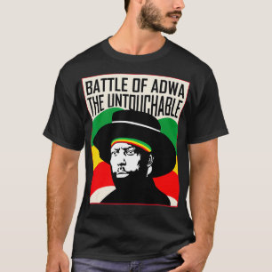 Striden om Adwa 125:e året Victory Menelik II T Shirt