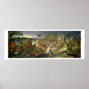 Striden om Arbela (eller Gaugamela) 331 BC, 1673 Poster