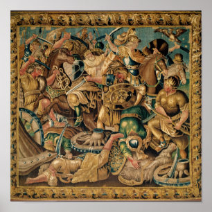 Striden om Arbelles i 333 BC, Aubusson Poster