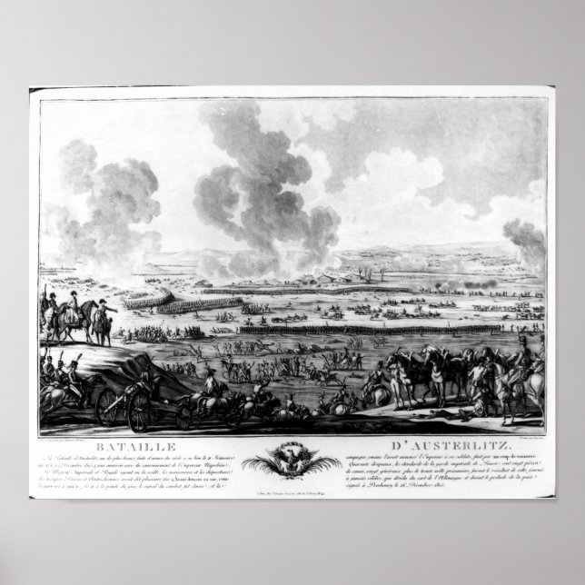 Striden om Australien den 2 december 1805 Poster (Framsidan)