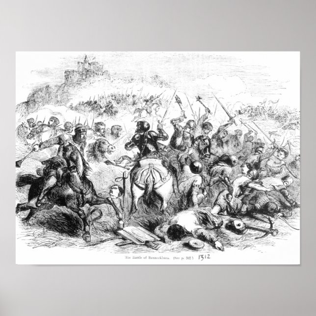 Striden om Bannockburn 1314 Poster (Framsidan)