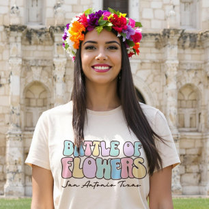 Striden om blommor Fiesta San Antonio Texas T Shirt