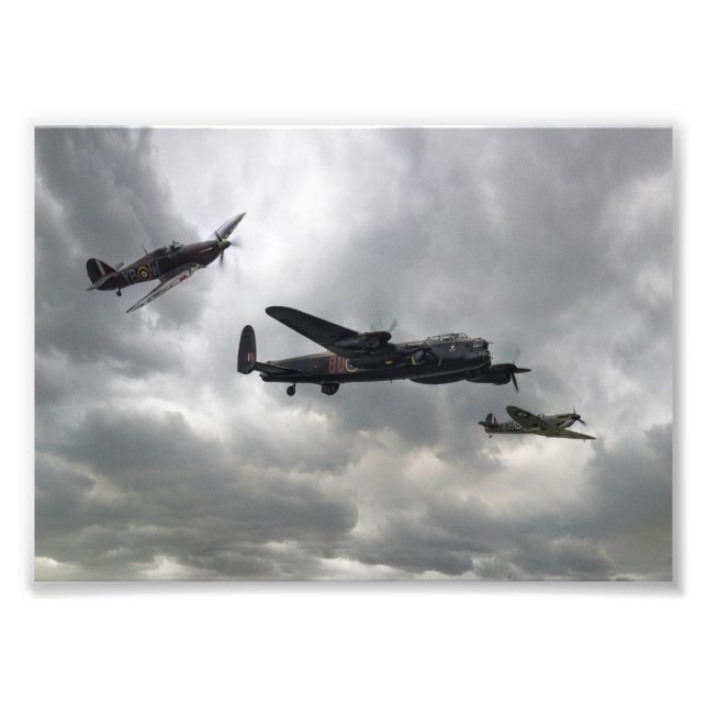 Striden om British Memorial Flight Fototryck (Framsidan)