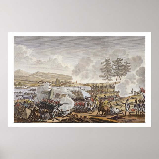 Striden om Friedland den 14 juni 1807, ingraverad  Poster (Framsidan)